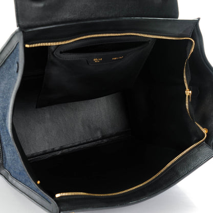 Celine Smooth Calfskin Denim Medium Trapeze Blue 7 of 7