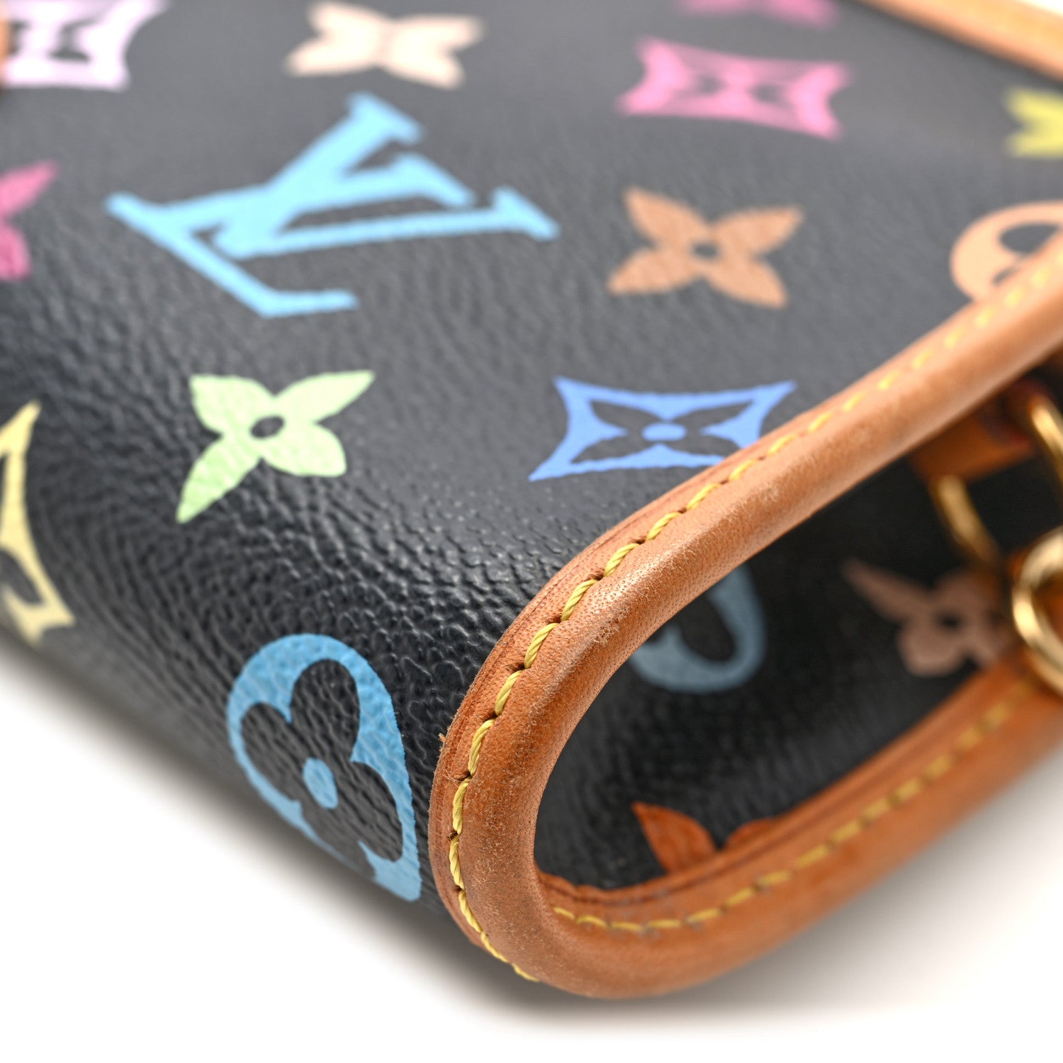 Louis Vuitton Monogram Multicolor Shirley Black 9 of 9