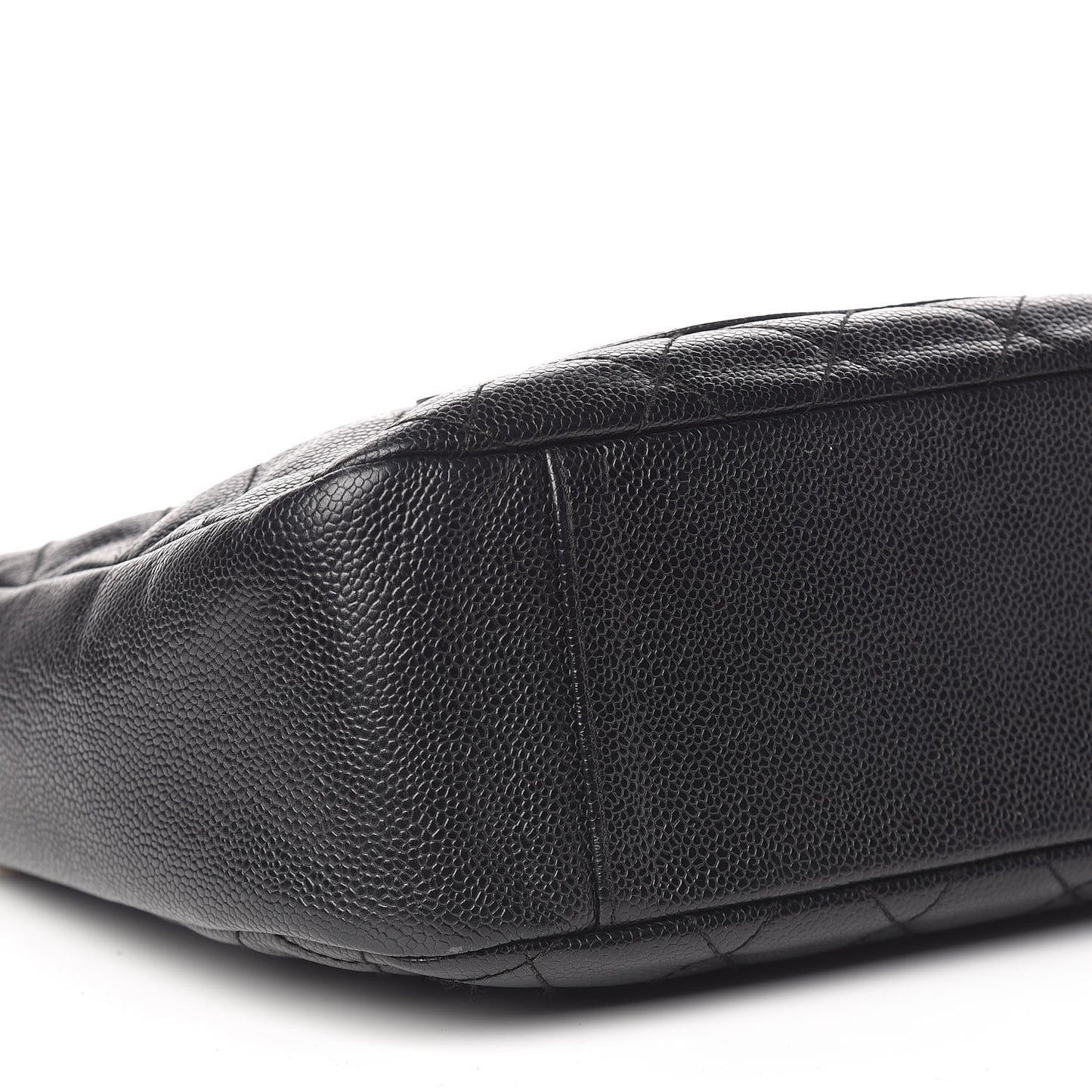 Caviar Quilted Hobo Black