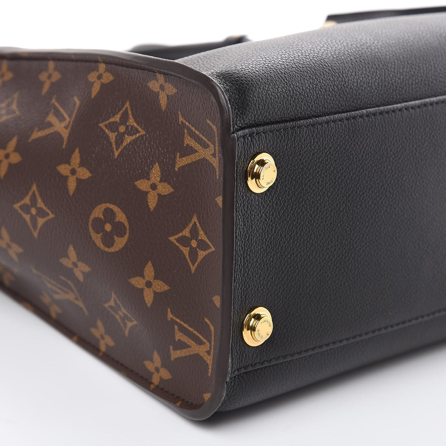 Calfskin Monogram On My Side Black
