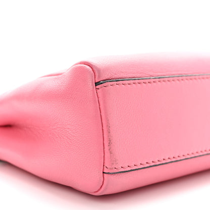 Fendi Shiny Nappa Micro Peekaboo Iconic Satchel Rosa Fluo 7 of 9