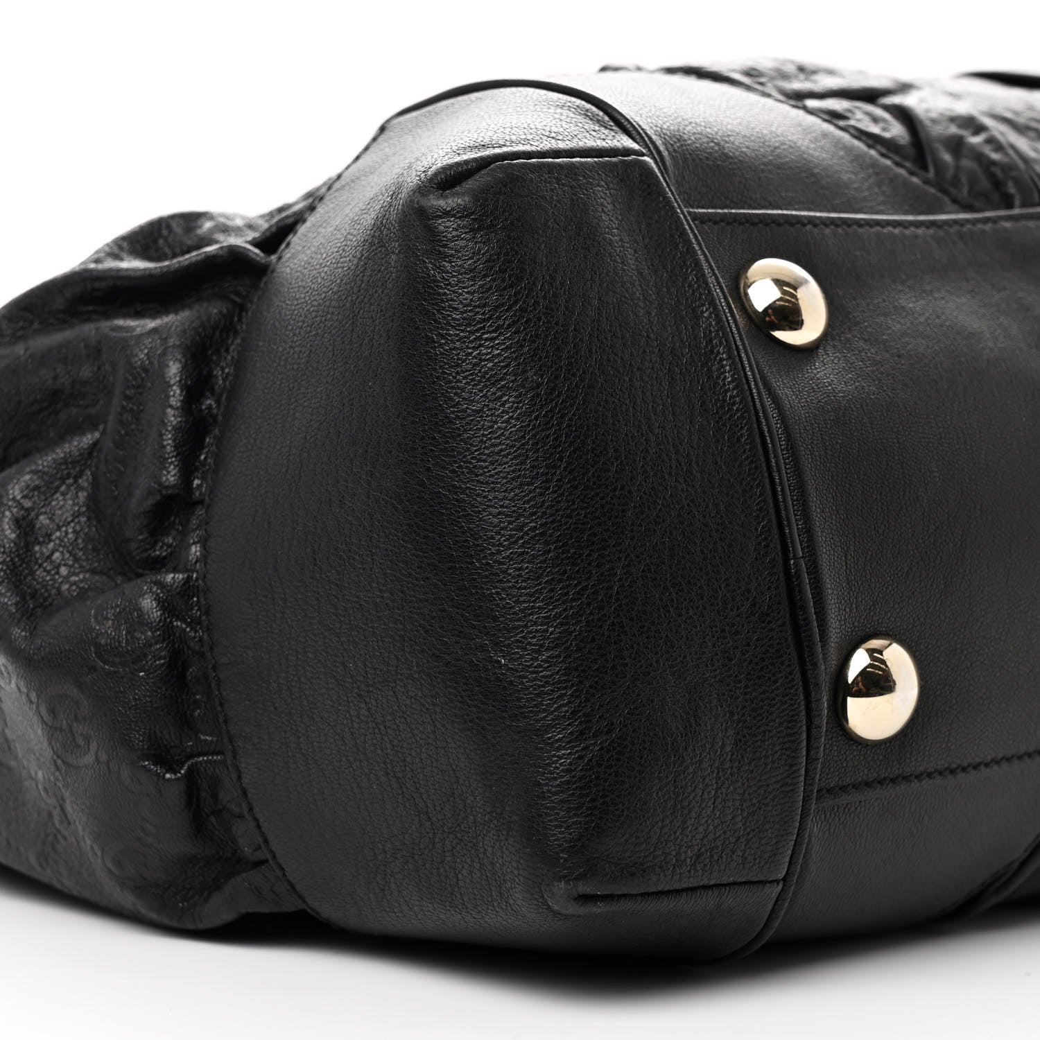Gucci Guccissima Large Full Moon Tote Black 9 of 14