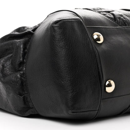 Gucci Guccissima Large Full Moon Tote Black 9 of 14