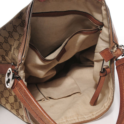 Gucci Monogram Old Libeccio Medium Miss GG Hobo Beige Ebony Light Brown 5 of 8