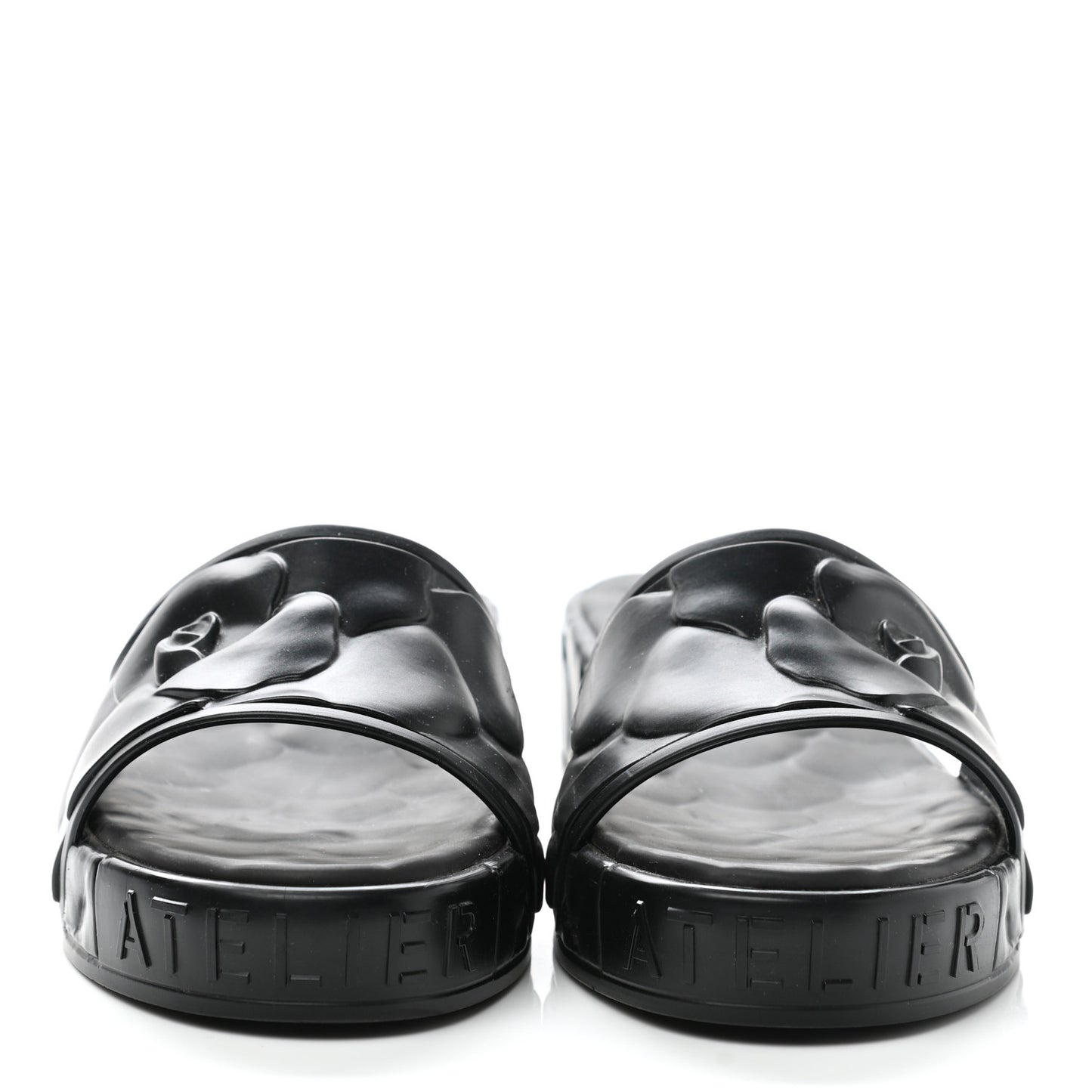 Rubber Atelier 03 Rose Edition 25/40mm Platform Slide Sandals 36 Black