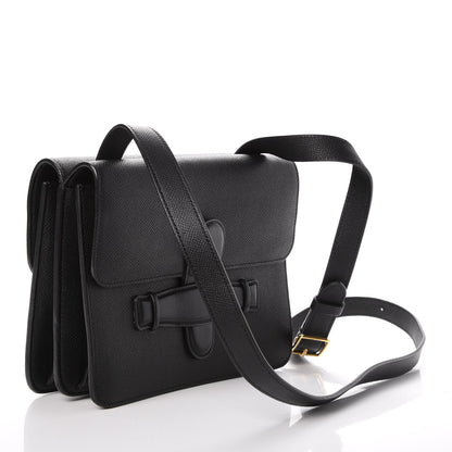 Celine Baby Grained Calfskin Medium Symmetrical Bag Black 3 of 11