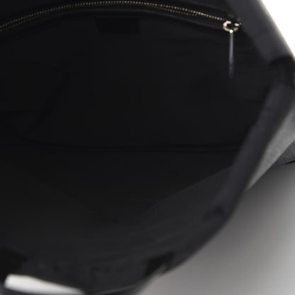 Gucci Soft GG Supreme Monogram Appia Calfskin Web Drawstring Backpack Black 4 of 9