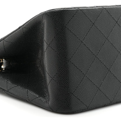 Chanel Caviar Quilted Mini Bucket Bag Black 9 of 9