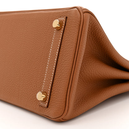 Hermes Togo Birkin 25 Gold 10 of 11