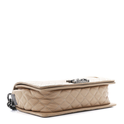 Chanel Calfskin Medium Boy Reverso Flap Beige Clair 5 of 12