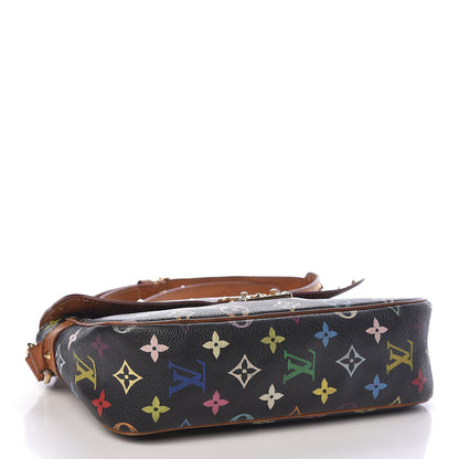 Louis Vuitton Monogram Multicolor Sologne Black 4 of 13