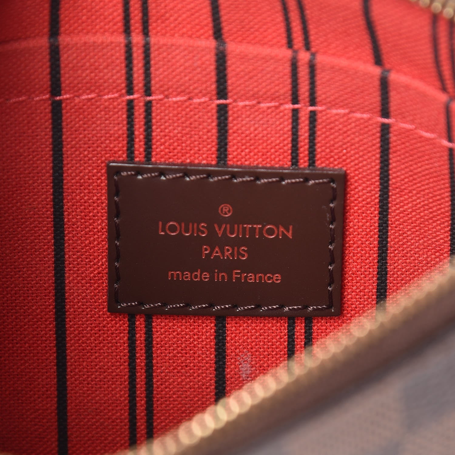 Louis Vuitton Damier Ebene Neverfull PM Pochette 6 of 12