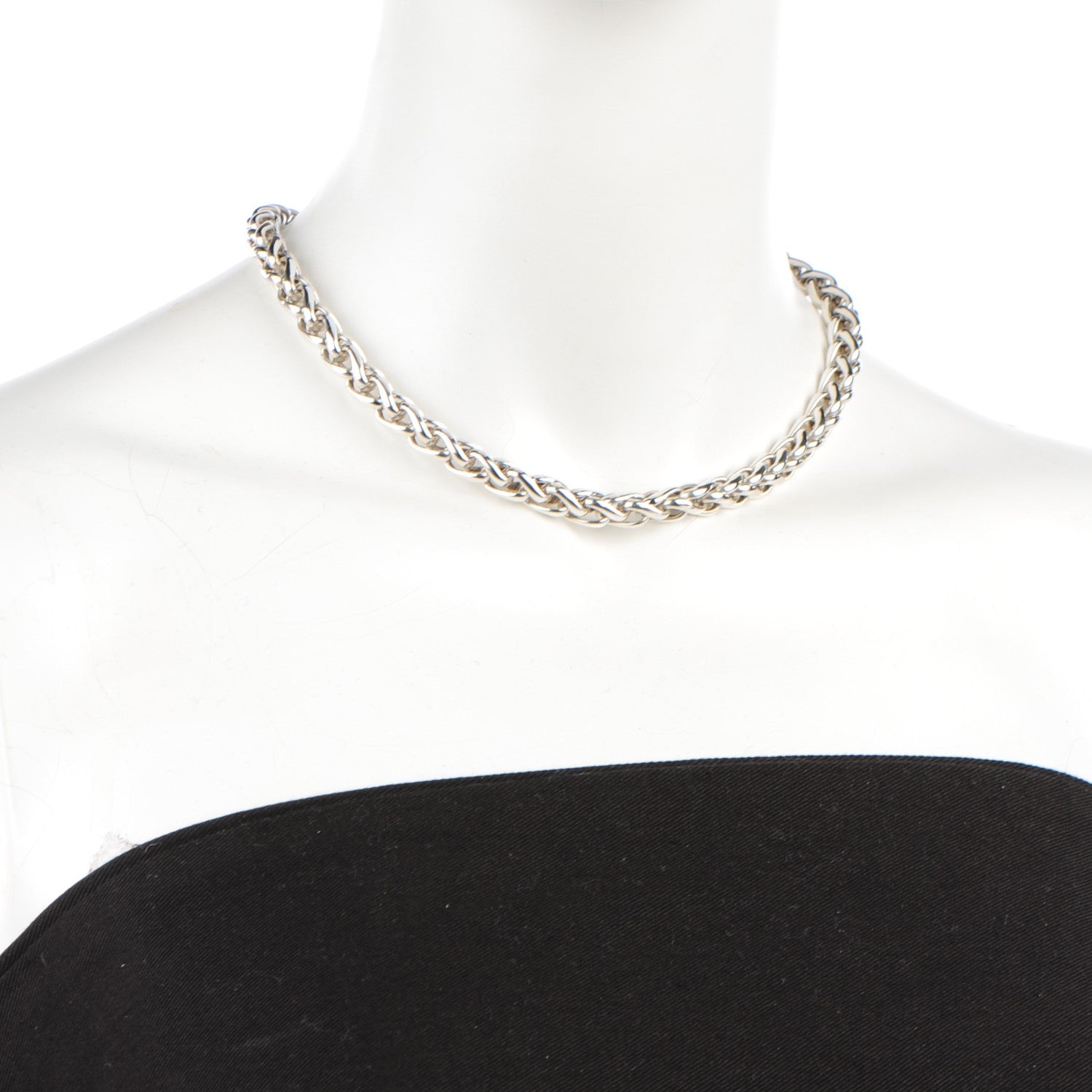 David Yurman Sterling Silver 14K Yellow Gold 8mm Large Wheat Chain Necklace 2 of 4