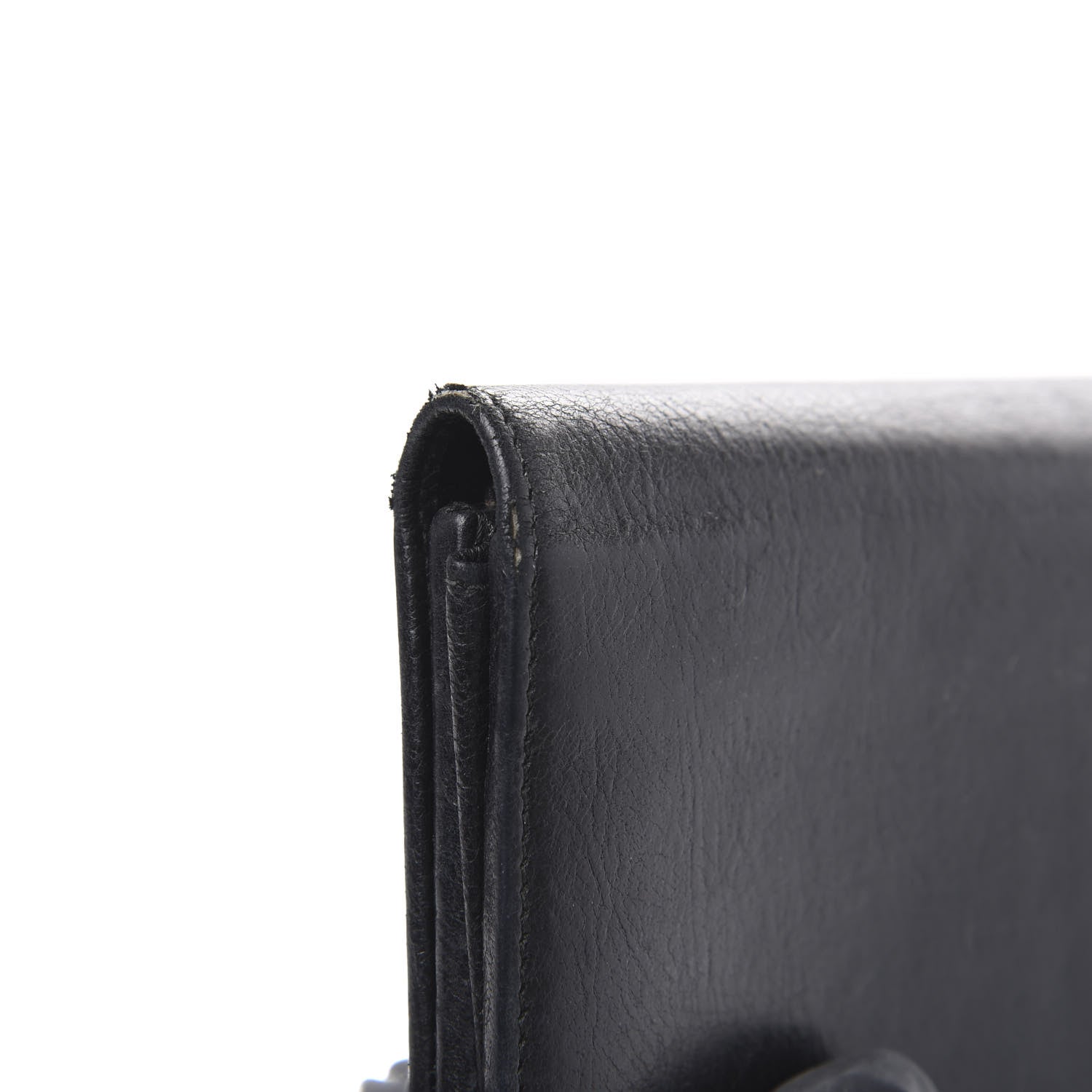 Balenciaga Agneau Giant 12 Gold Hardware Money Wallet Black 13 of 15