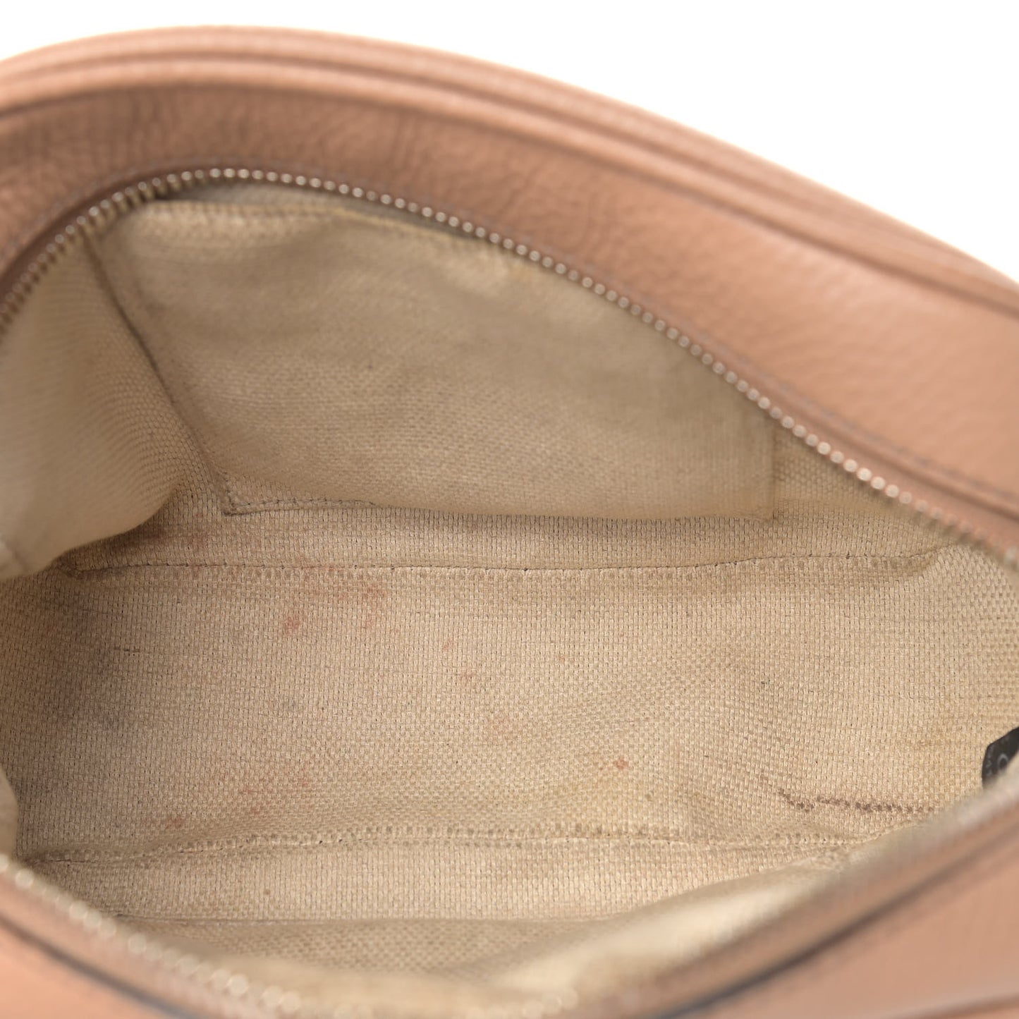 Pebbled Calfskin Small Soho Disco Bag Camelia