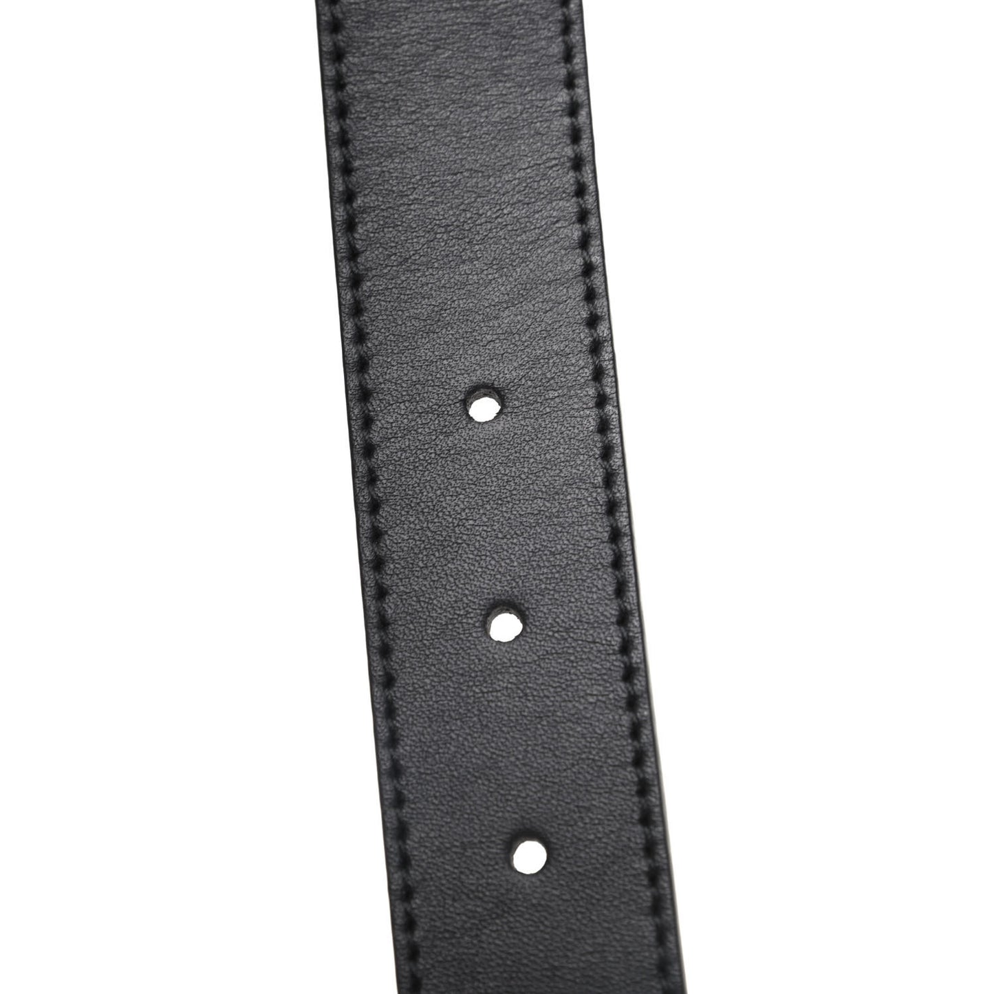 Calfskin Crystal Interlocking G Belt 90 36 Black