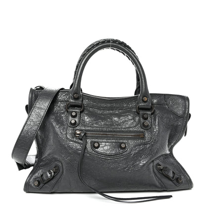 Balenciaga Agneau Arena Classic Hardware Small Le City Volcanic Rock 1 of 10