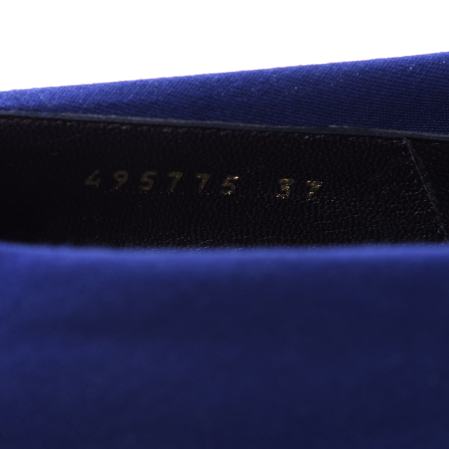 Jersey Crepe Political Campaign Logo Knife 115 Pointed Pumps 37 Blue