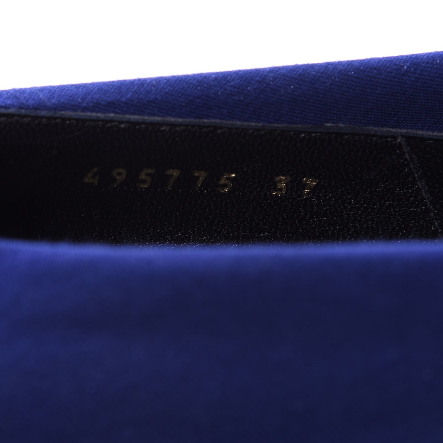 Balenciaga Jersey Crepe Political Campaign Logo Knife 115 Pointed Pumps 37 Blue 9 of 10
