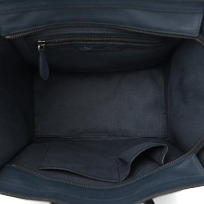Celine Drummed Calfskin Mini Luggage Orage 5 of 9