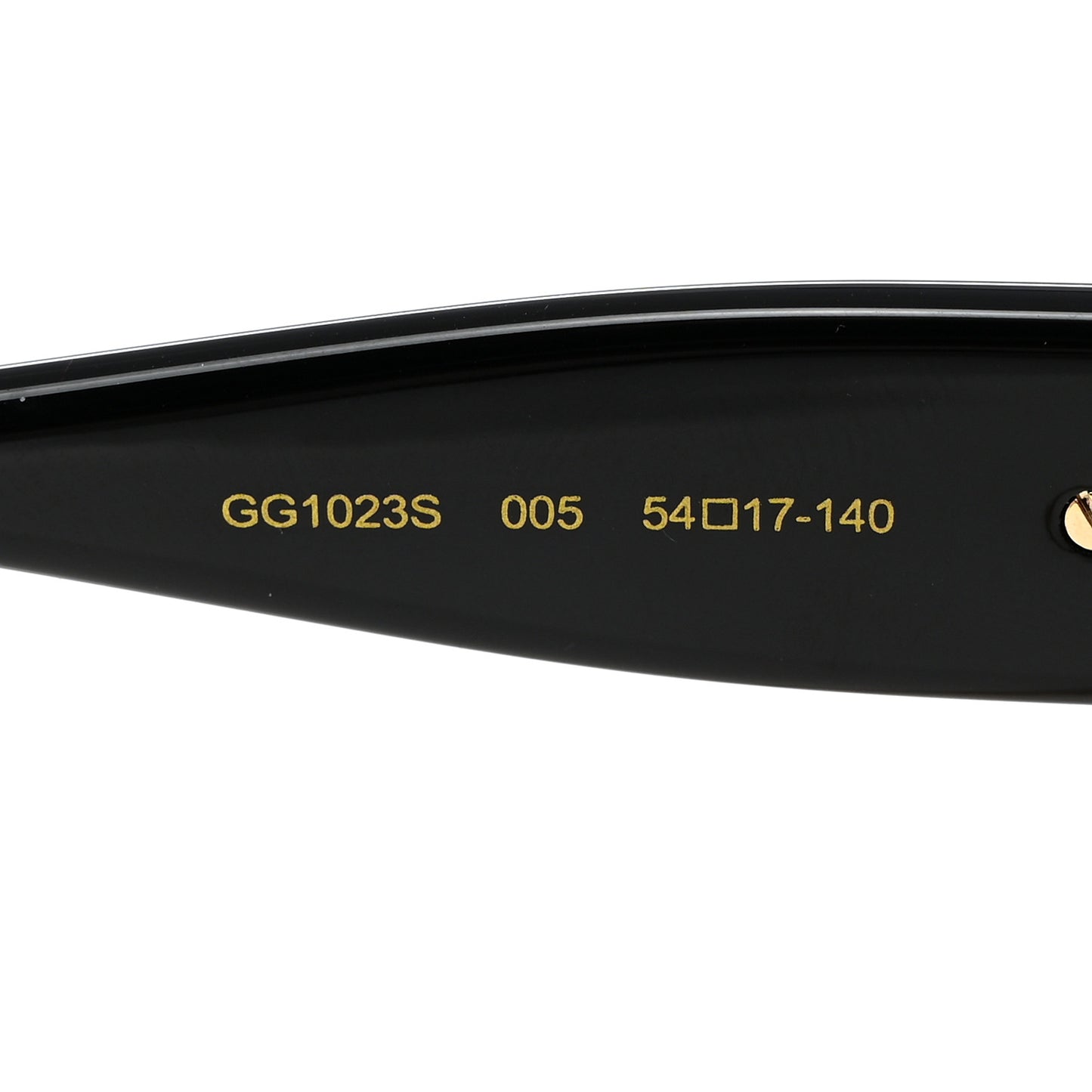 Acetate Square Frame Sunglasses GG1023S Black