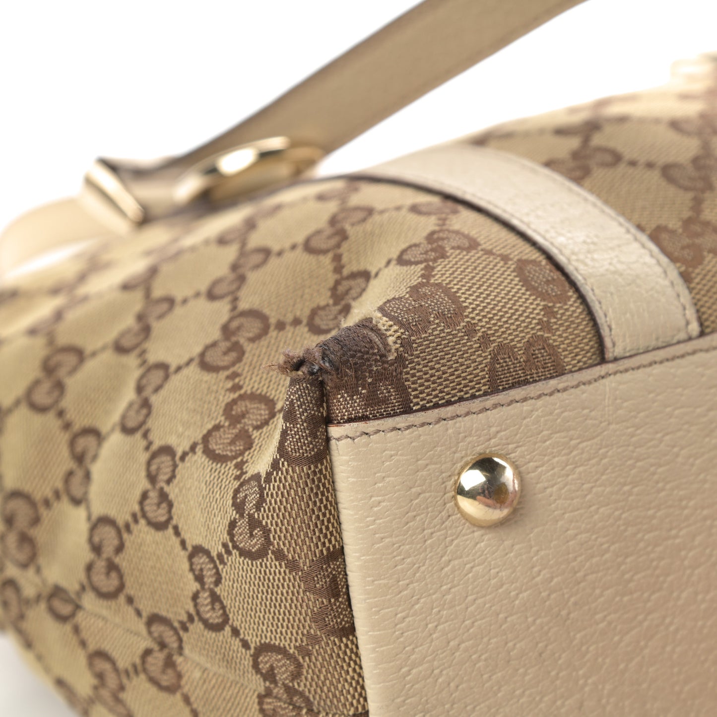 Monogram Medium Abbey Tote Off White