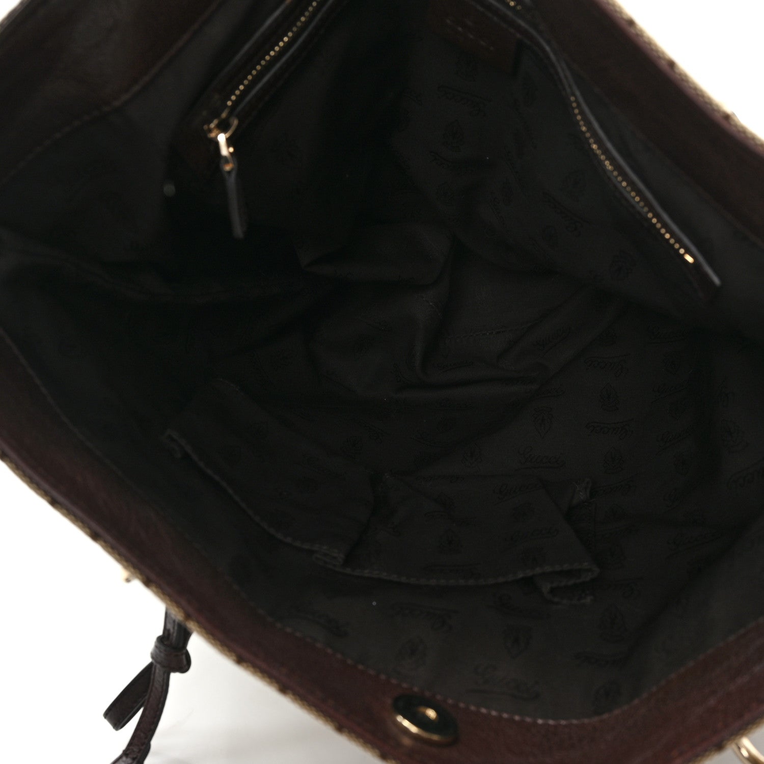 Gucci Guccissima Medium Charm Tote Brown 5 of 12