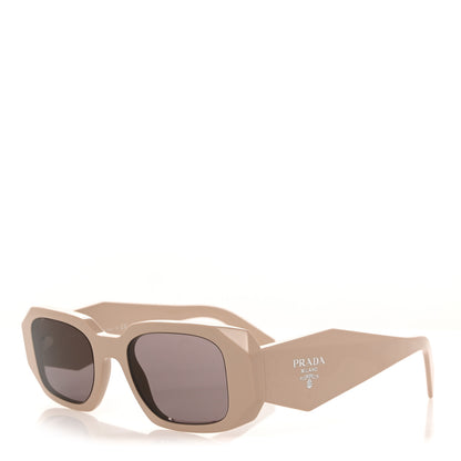Prada Acetate Symbole Sunglasses SPR 17W Plum Beige 1 of 8