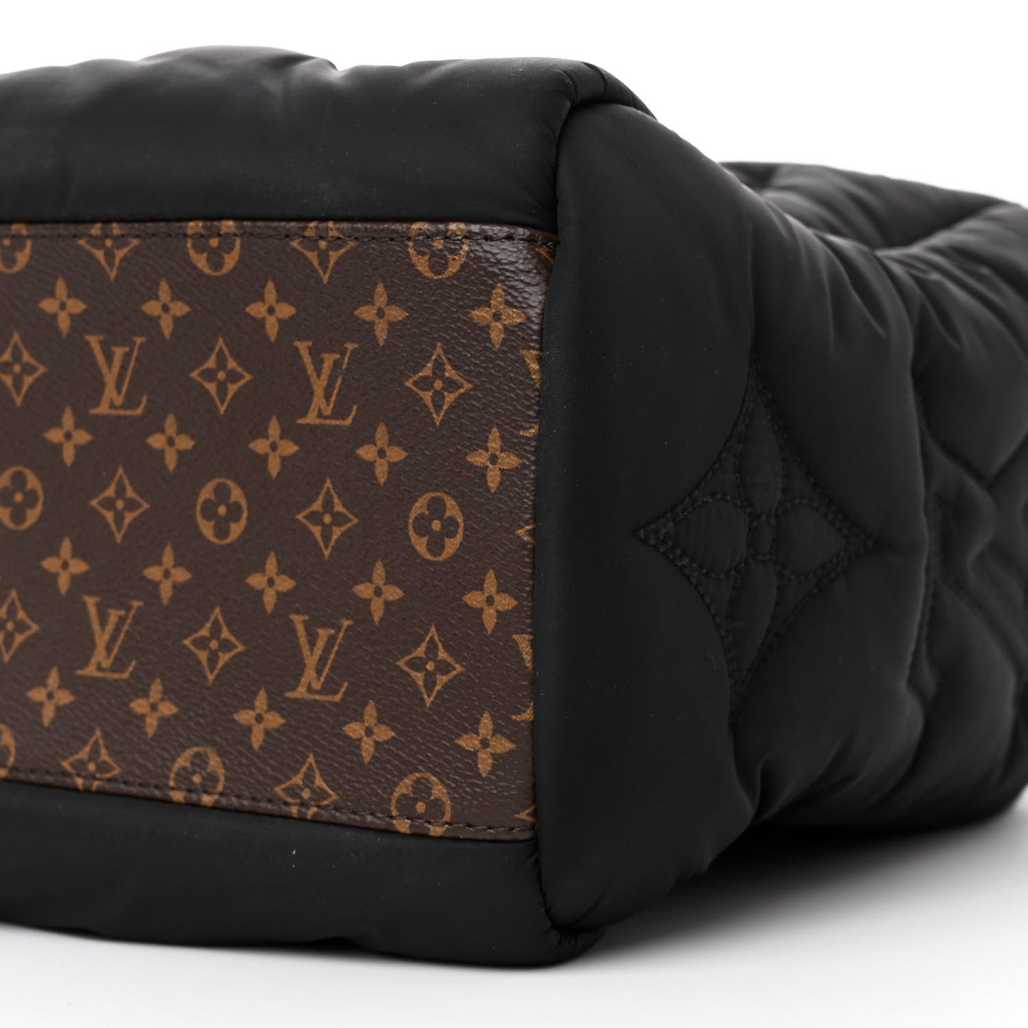 Econyl Monogram Pillow Giant Onthego MM Black