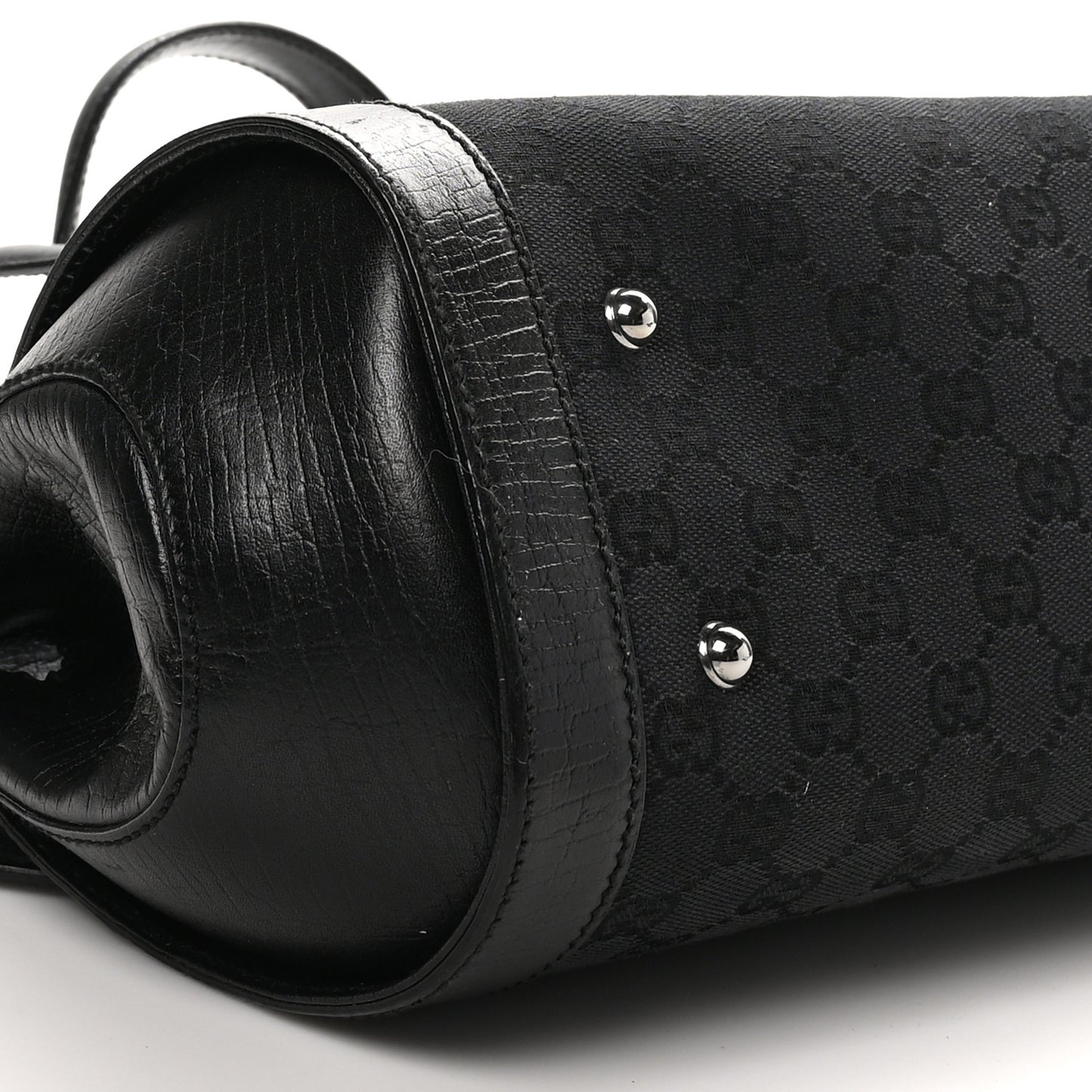 Monogram Bamboo Bullet Bag Black