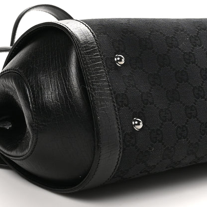 Gucci Monogram Bamboo Bullet Bag Black 9 of 11