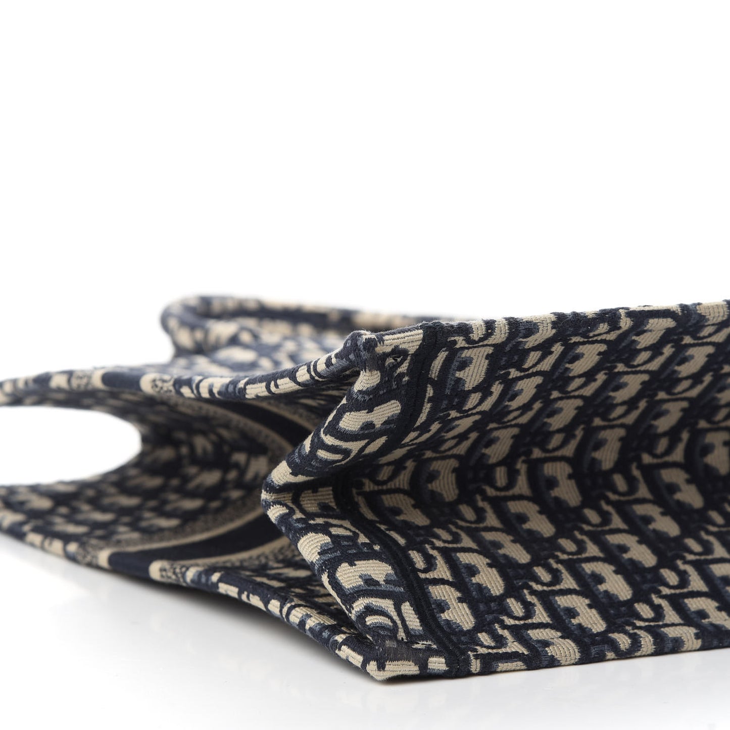 Oblique Book Tote Blue Multicolor
