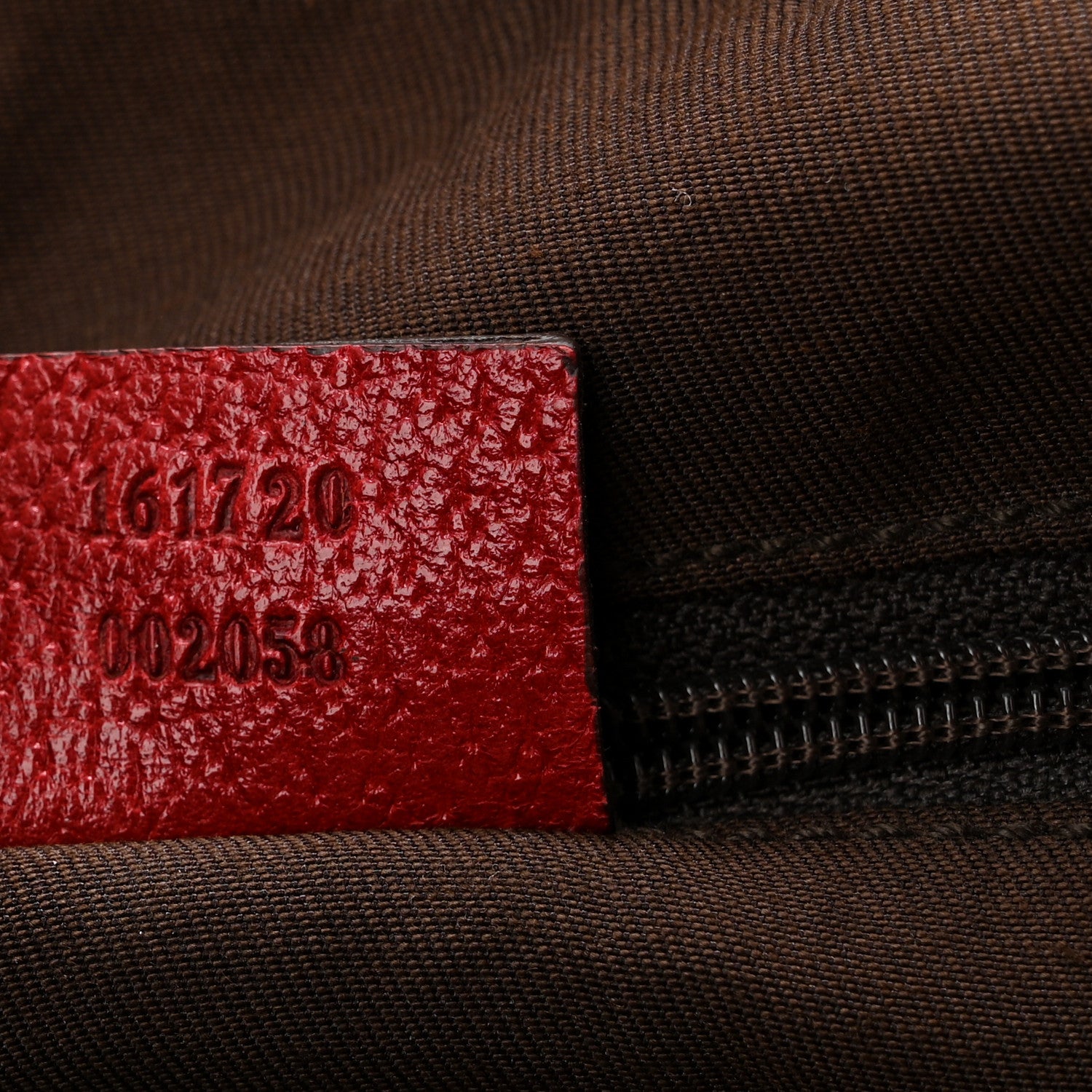 Gucci Monogram Small Princy Satchel Red 6 of 10