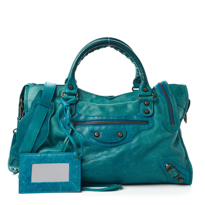 Balenciaga Agneau Classic Hardware City Lagon 1 of 15