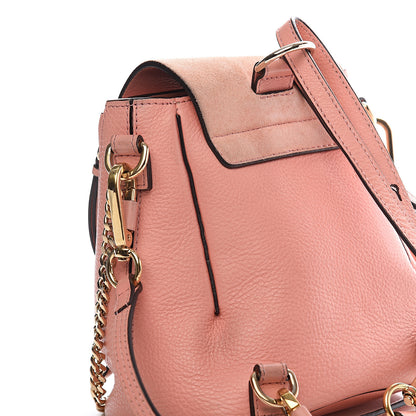Chloe Suede Calfskin Mini Faye Backpack Ideal Blush 18 of 18