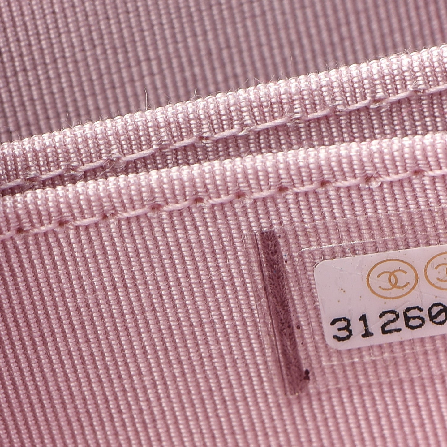 Caviar Quilted Zip Coin Purse Light Pink
