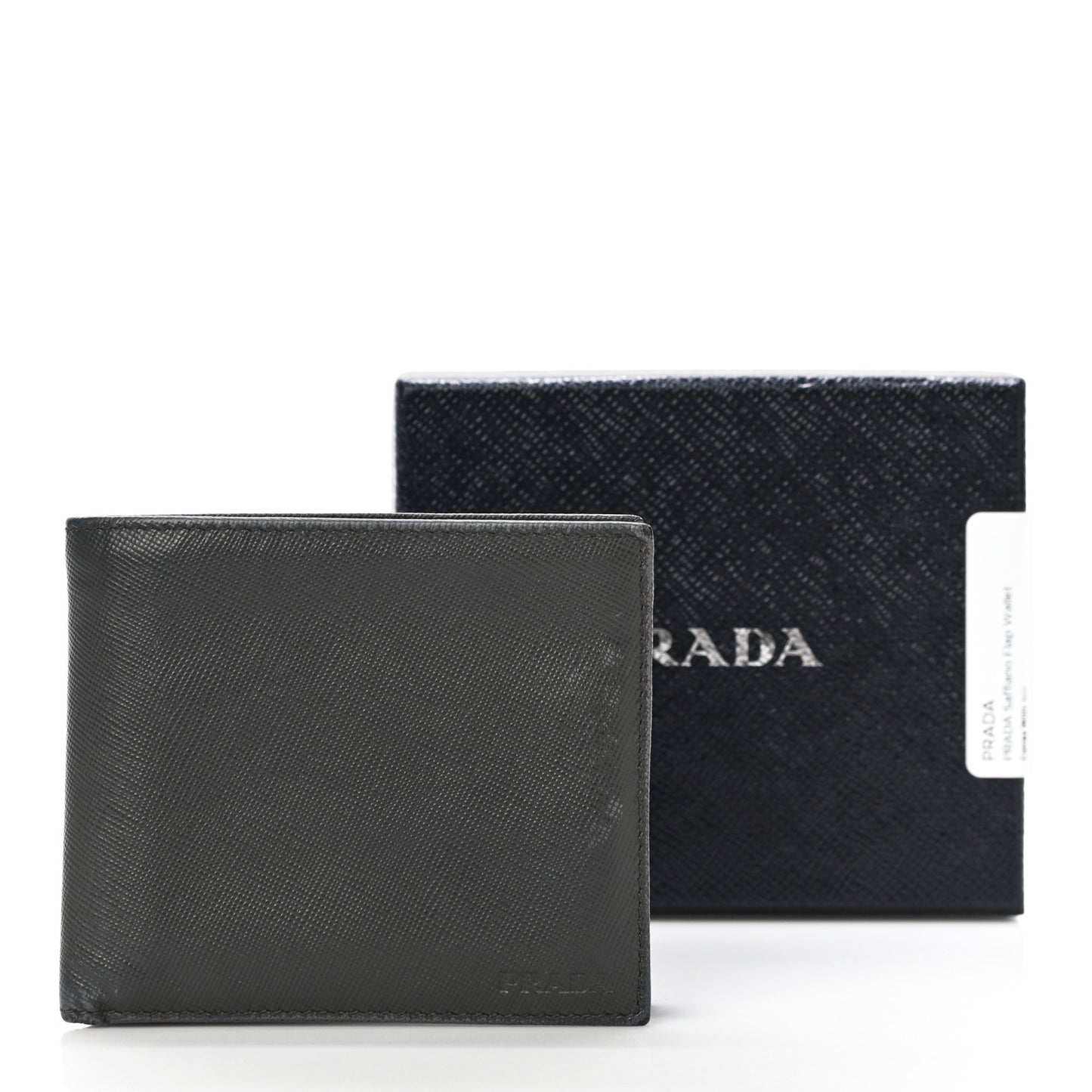 Saffiano Bi-Fold Wallet Grafite