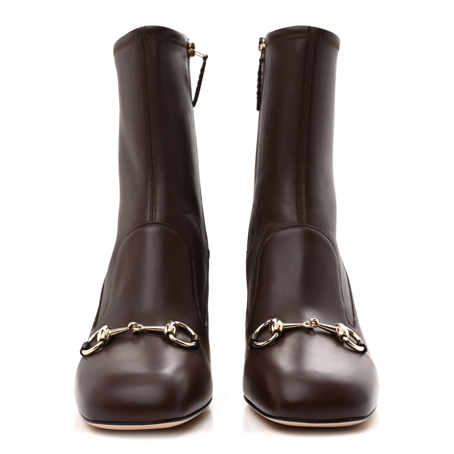 Nappa Horsebit Ankle Boots 39 New Chocolate