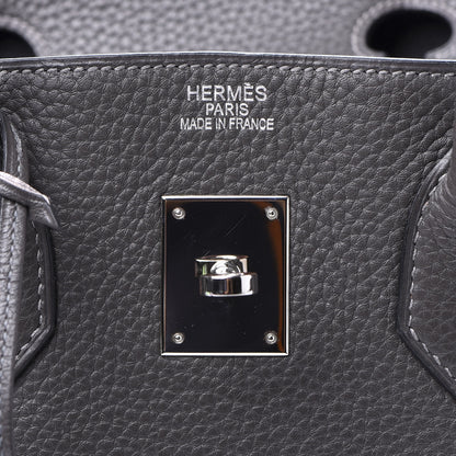 Hermes Taurillon Clemence Birkin 35 Graphite 23 of 33