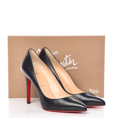 Christian Louboutin Shiny Nappa Pigalle 100 Pumps 37.5 Black 12 of 12