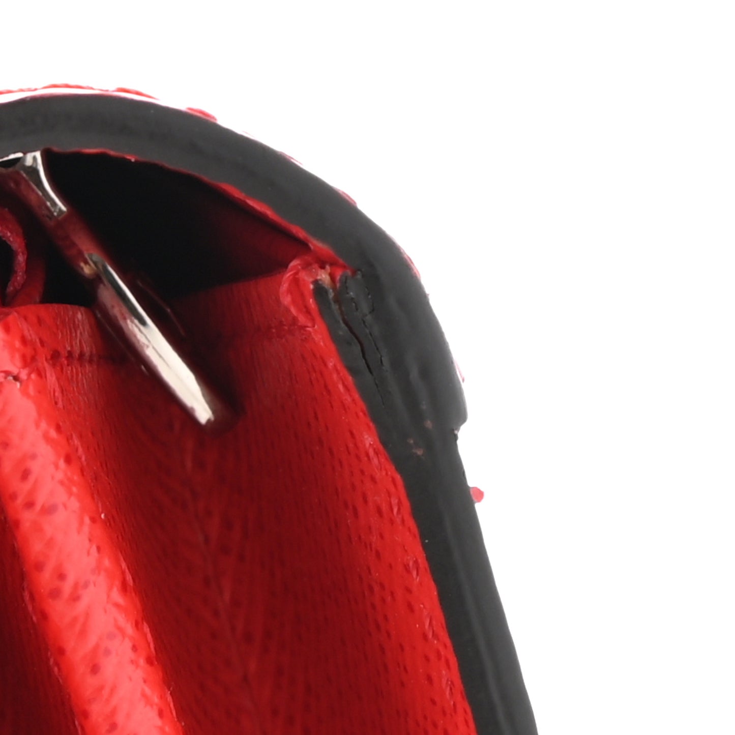 Epi Twist Wallet Coquelicot