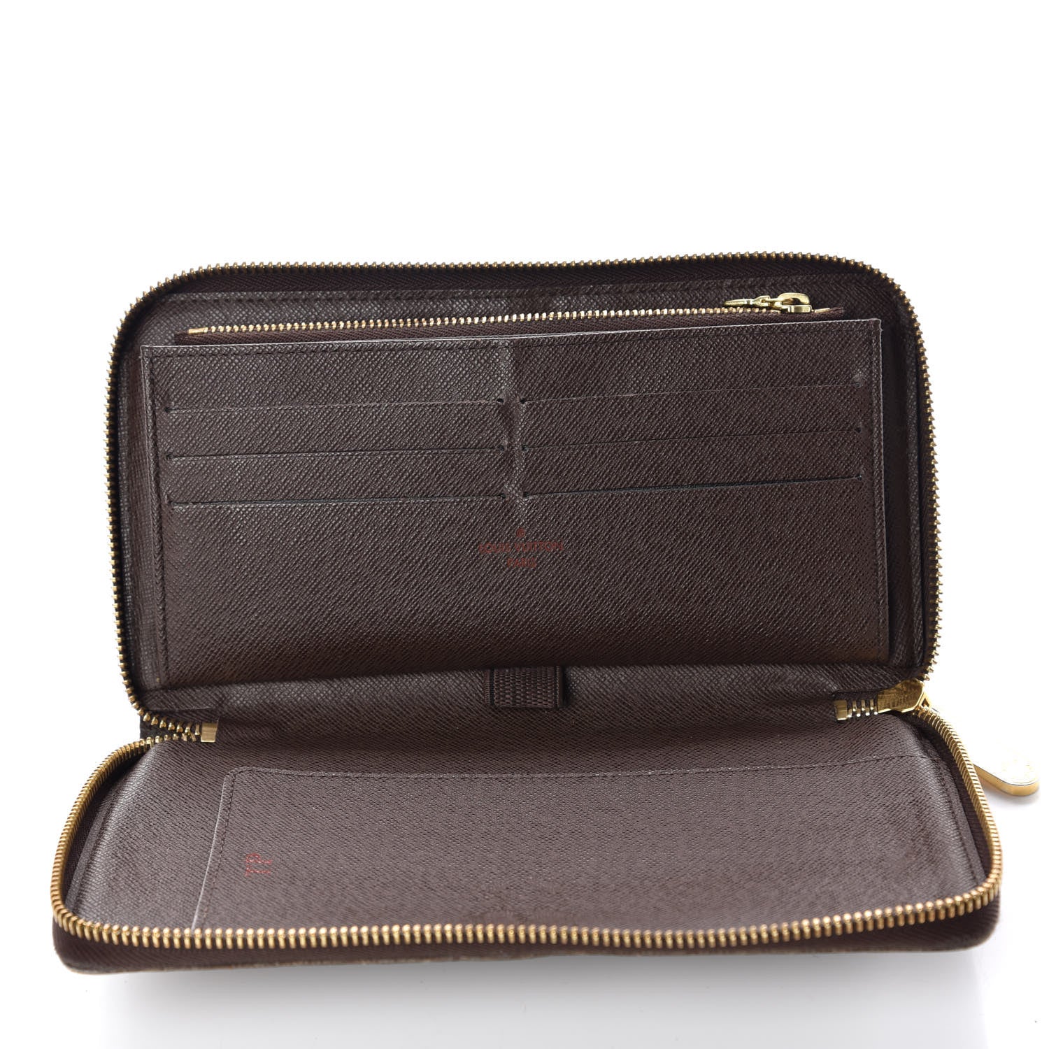 Louis Vuitton Damier Ebene Zippy Organizer Wallet 8 of 11