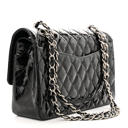 Chanel Patent Quilted Medium Double Flap Black 3 of 11