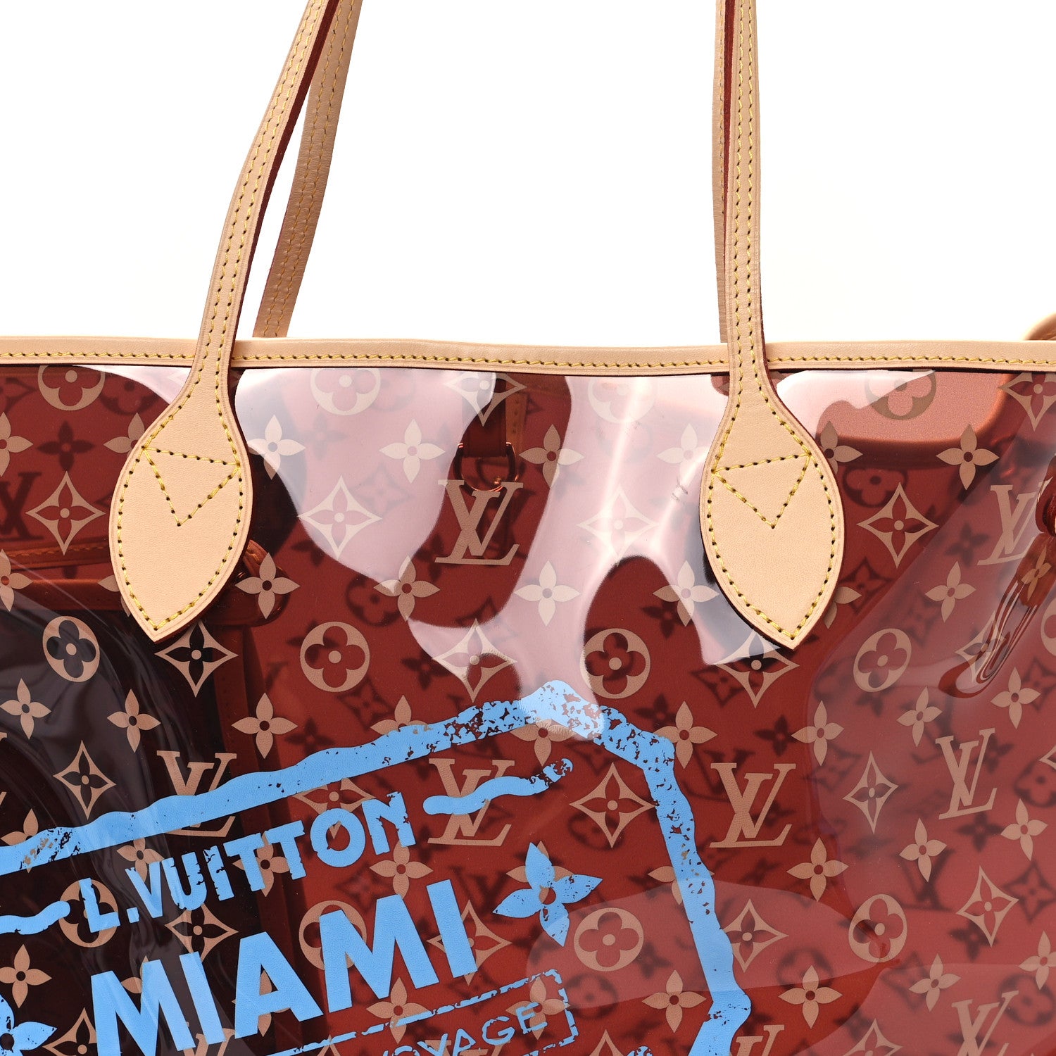 Louis Vuitton Vinyl Monogram Miami Neverfull GM 10 of 12