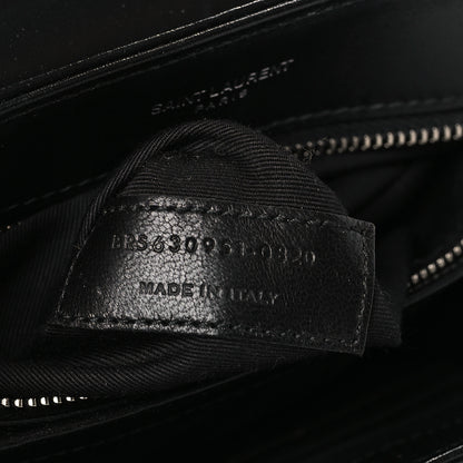 Saint Laurent Calfskin Y Quilted Monogram Toy Loulou Crossbody Bag Black 7 of 9