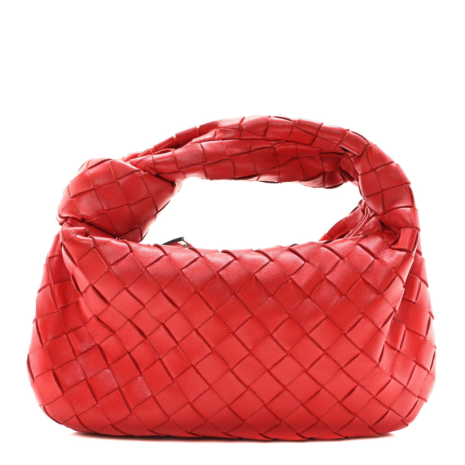 Bottega Veneta Nappa Intrecciato Mini Jodie Red 1 of 11