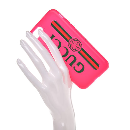 Gucci Rubber Print iPhone 8 Case Pink 2 of 6