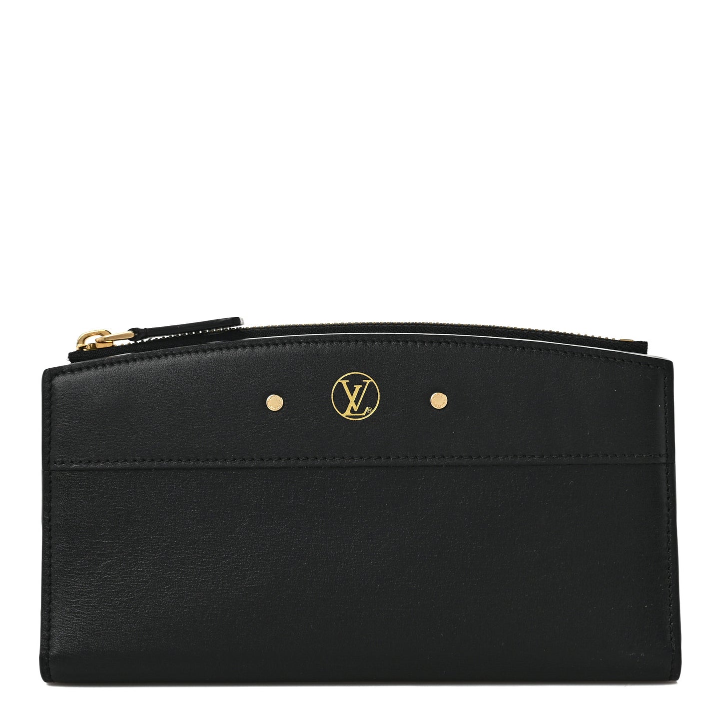 Calfskin City Steamer Wallet Black