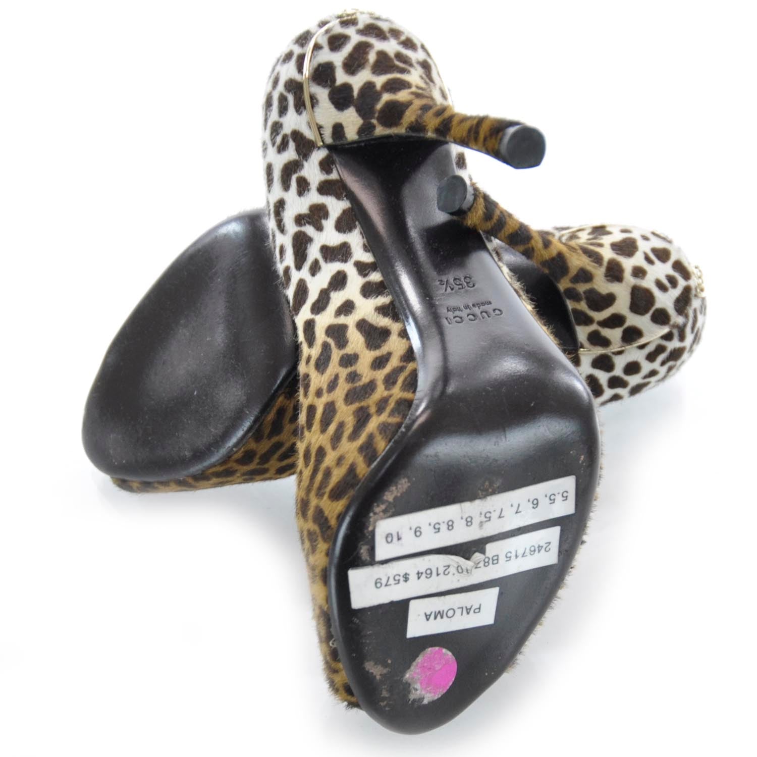 Gucci Pony Hair Paloma Heels 35.5 4 of 7