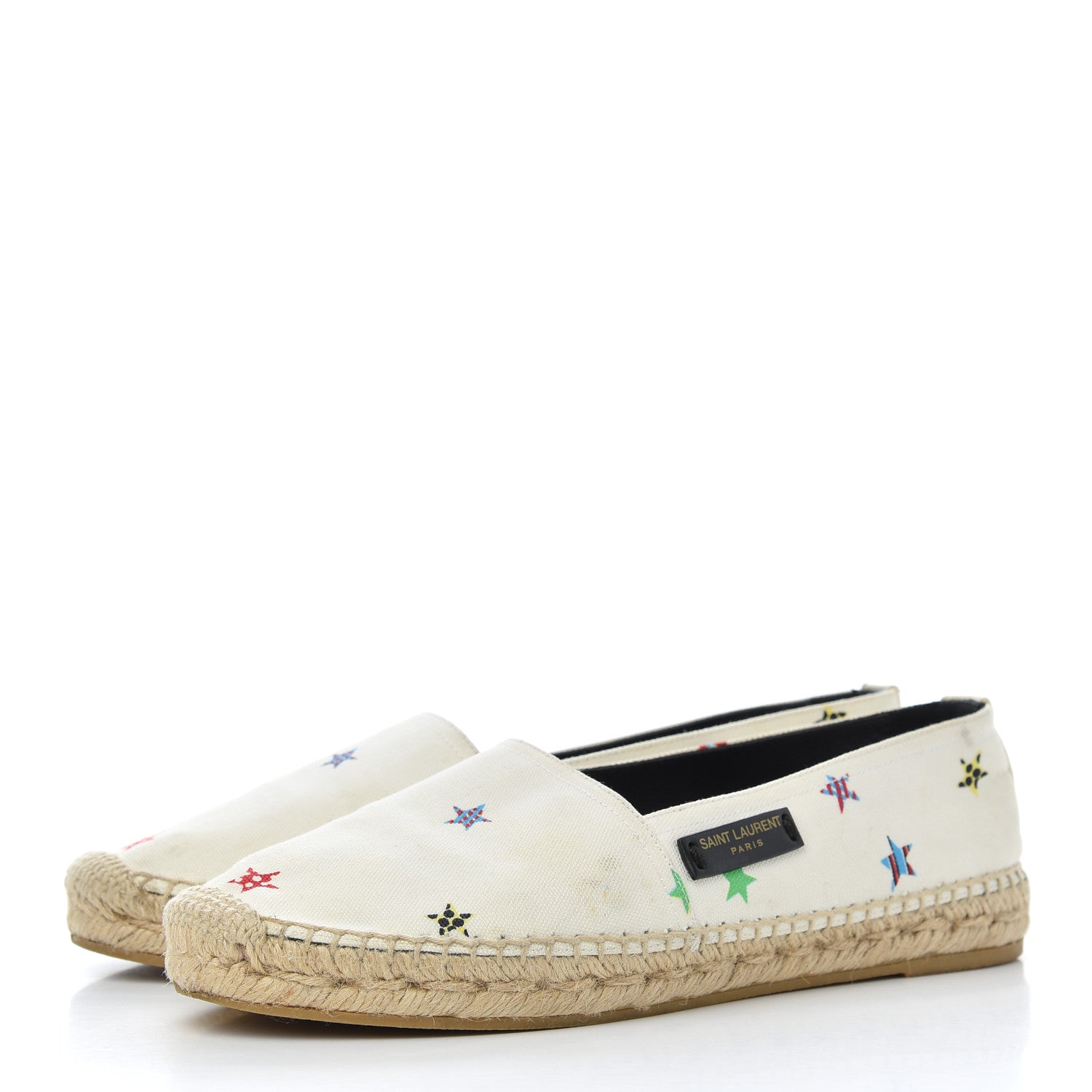 Saint Laurent Canvas Stars Espadrilles 37 3 of 17